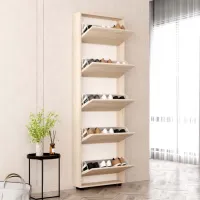 Обувной шкаф Mobildor-Lux LEO Slim 203 x 50 x 16см /Sonoma /Сонома photo 2