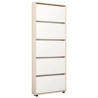 Dulap pentru încălțăminte Mobildor-Lux LEO Slim 203 x 50 x 16 /Sonoma /Sonoma