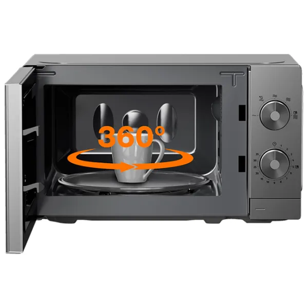Cuptor cu microunde Gorenje MO20E1T4 Standart / 700 W / Silver photo 3