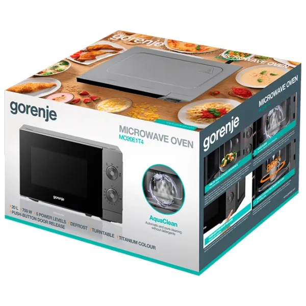 Cuptor cu microunde Gorenje MO20E1T4 Standart / 700 W / Silver photo 7