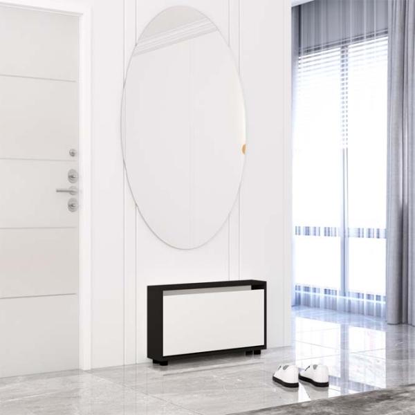 Обувной шкаф Mobildor-Lux LEO Slim 47 x 50 x 16см /Anthracite /Антрацит photo 2