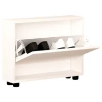 Dulap pentru încălțăminte Mobildor-Lux LEO Slim 47 x 50 x 16 /White /White