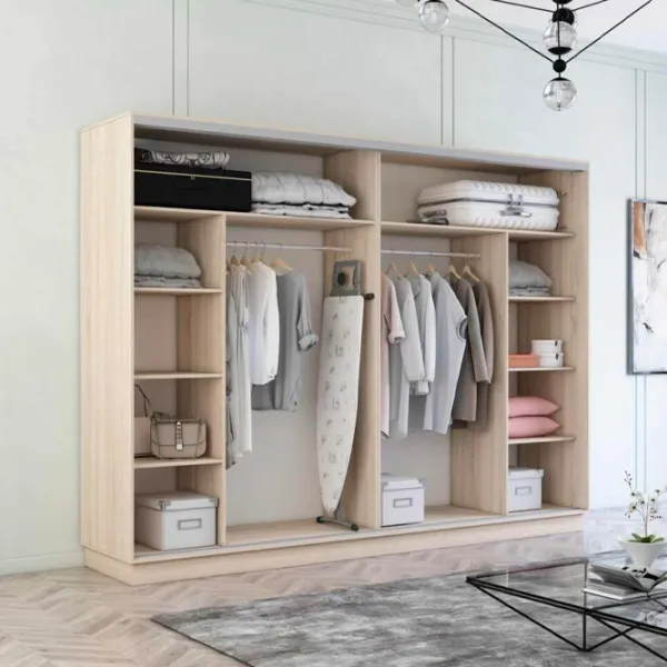 Шкаф Mobildor-Lux Fox 320 x 60см x 230 / ЛДСП / Sonoma photo 2