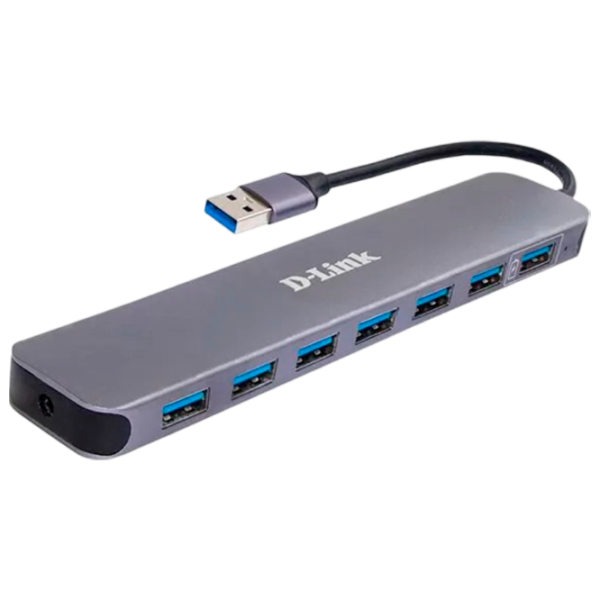 Adaptor Hub D-Link DUB-1370/B1A USB Type-A / Gray photo 1