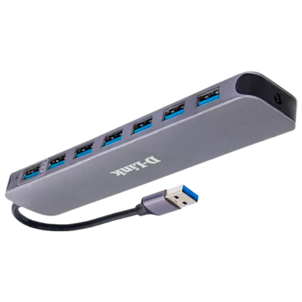 Adaptor Hub D-Link DUB-1370/B1A USB Type-A / Gray photo 2