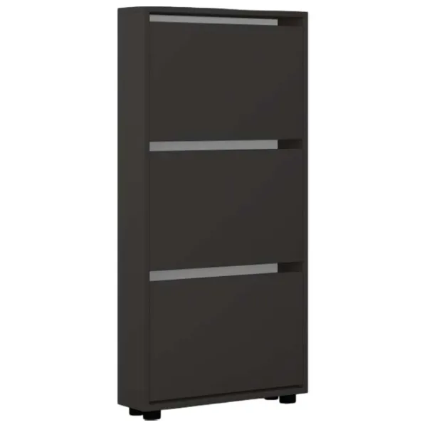 Dulap pentru încălțăminte Mobildor-Lux LEO Slim 125 x 60 x 16 /Anthracite /Anthracite photo 1 Dulap pentru încălțăminte Mobildor-Lux LEO Slim 125 x 60 x 16 /Anthracite /Anthracite photo 1