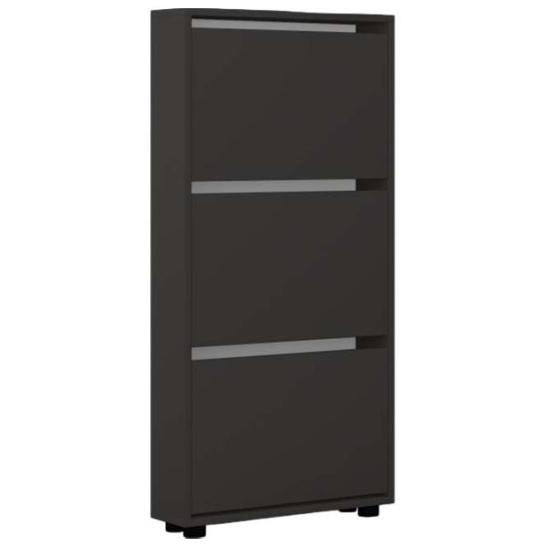 Dulap pentru încălțăminte Mobildor-Lux LEO Slim 125 x 60 x 16 /Anthracite /Anthracite photo 1 Dulap pentru încălțăminte Mobildor-Lux LEO Slim 125 x 60 x 16 /Anthracite /Anthracite photo 1