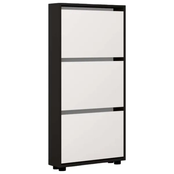 Dulap pentru încălțăminte Mobildor-Lux LEO Slim 125 x 60 x 16 /Anthracite /Anthracite photo 1 Dulap pentru încălțăminte Mobildor-Lux LEO Slim 125 x 60 x 16 /Anthracite /Anthracite photo 1