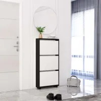 Dulap pentru încălțăminte Mobildor-Lux LEO Slim 125 x 60 x 16 /Anthracite /Anthracite photo 2