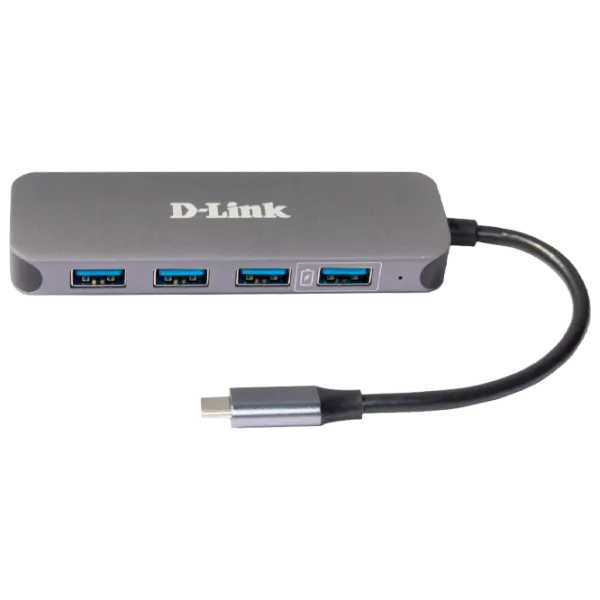Adaptor Hub D-Link DUB-2340/A1A USB Type-C / Gray photo 2
