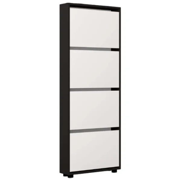 Dulap pentru încălțăminte Mobildor-Lux LEO Slim 164 x 60 x 16 /Anthracite /Anthracite photo 1 Dulap pentru încălțăminte Mobildor-Lux LEO Slim 164 x 60 x 16 /Anthracite /Anthracite photo 1