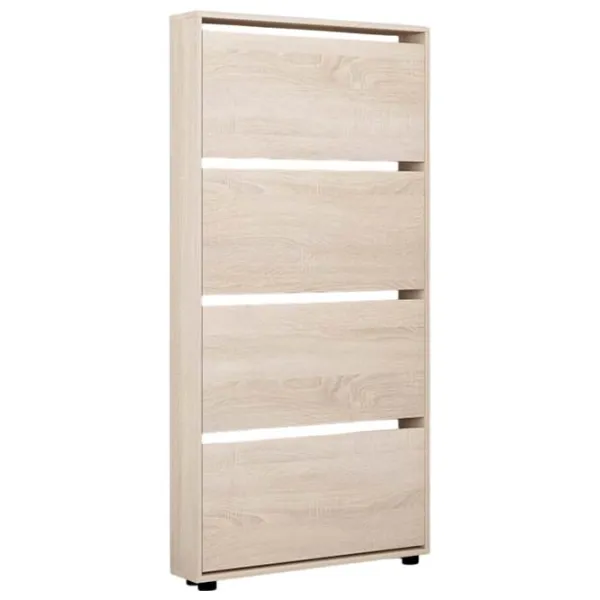 Dulap pentru încălțăminte Mobildor-Lux LEO Slim 164 x 60 x 16 /Sonoma /Sonoma photo 1