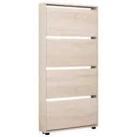 Dulap pentru încălțăminte Mobildor-Lux LEO Slim 164 x 60 x 16 /Sonoma /Sonoma