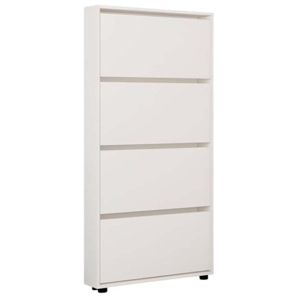 Обувной шкаф Mobildor-Lux LEO Slim 164 x 60 x 16см /White /Белый photo 1