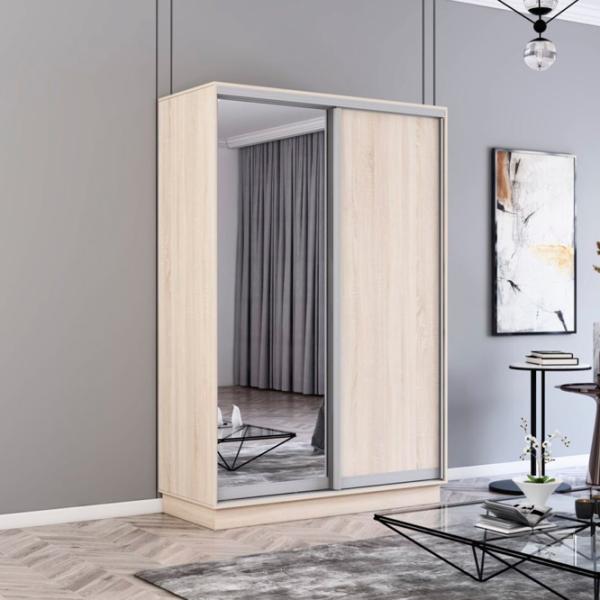 Dulap Mobildor-Lux Fox 130 x 60 x 210 / PAL / Sonoma photo 3