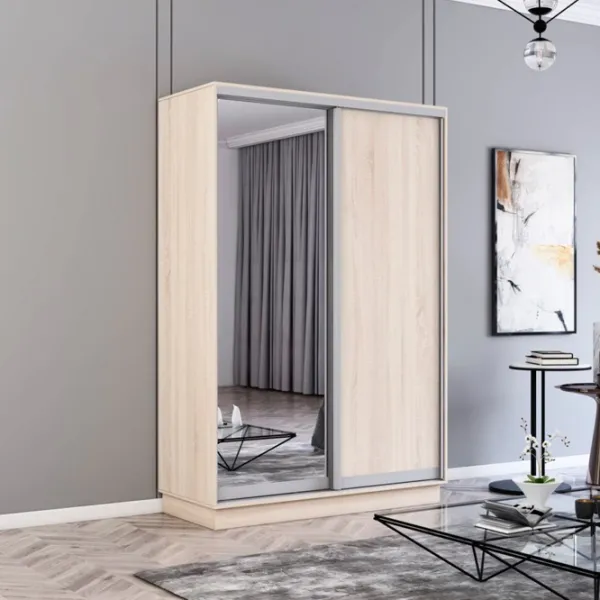 Dulap Mobildor-Lux Fox 140 x 60 x 200 / PAL / Sonoma photo 2