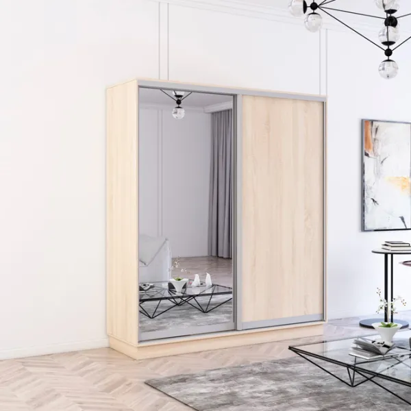 Шкаф Mobildor-Lux Fox 170 x 60см x 230 / ЛДСП / Sonoma photo 3