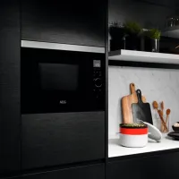 Cuptor cu microunde AEG MBE2658DEM Încorporabil / 900 W / Black photo 3