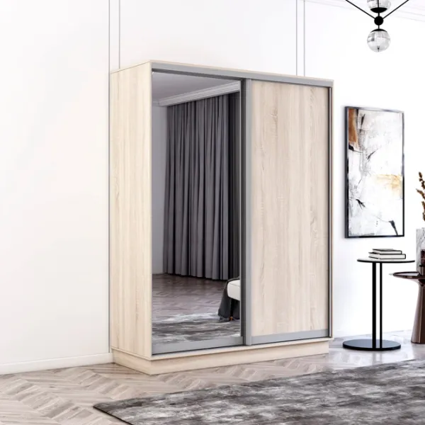 Dulap Mobildor-Lux Fox 150 x 60 x 240 / PAL / Sonoma photo 3