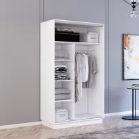 Dulap Mobildor-Lux Fox 170 x 60 x 240 / PAL / Antracit photo 3
