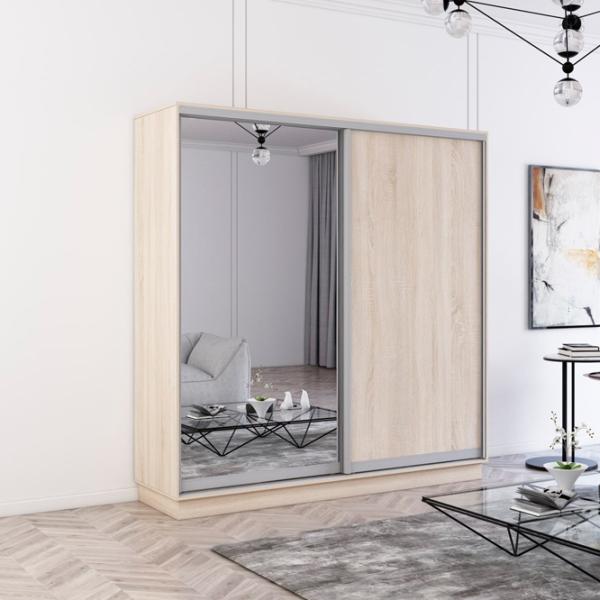 Dulap Mobildor-Lux Fox 220 x 60 x 200 / PAL / Sonoma photo 2