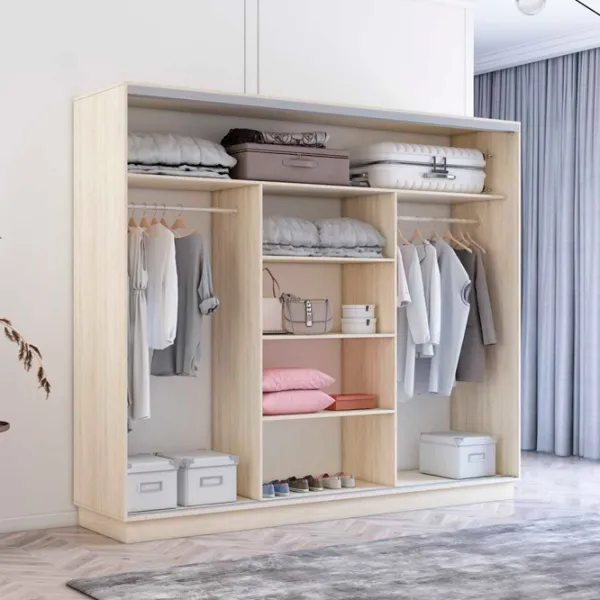 Шкаф Mobildor-Lux Fox 260 x 60см x 220 / ЛДСП / Sonoma photo 3