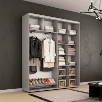 Dulap Mobildor-Lux Compact 240 x 45 x 220 / PAL / Gray photo 2