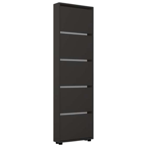 Dulap pentru încălțăminte Mobildor-Lux LEO Slim 203 x 60 x 16 /Anthracite /Anthracite photo 1 Dulap pentru încălțăminte Mobildor-Lux LEO Slim 203 x 60 x 16 /Anthracite /Anthracite photo 1
