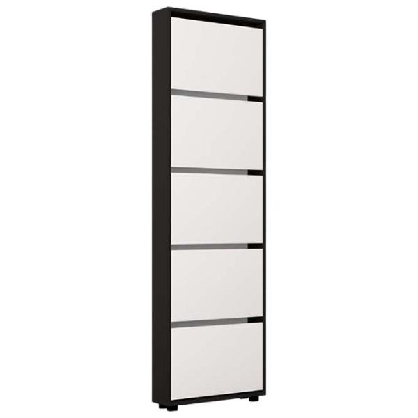 Dulap pentru încălțăminte Mobildor-Lux LEO Slim 203 x 60 x 16 /Anthracite /Anthracite photo 1 Dulap pentru încălțăminte Mobildor-Lux LEO Slim 203 x 60 x 16 /Anthracite /Anthracite photo 1