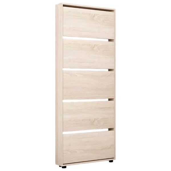 Обувной шкаф Mobildor-Lux LEO Slim 203 x 60 x 16см /Sonoma /Сонома photo 1