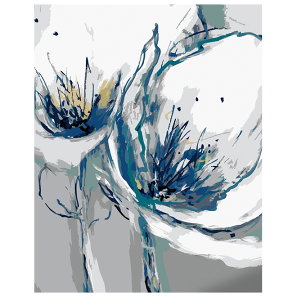 Картина по номерам Strateg Бело-синие цветы GS1056 50 x 40 см / Вертикальная photo 1 Картина по номерам Strateg Бело-синие цветы GS1056 50 x 40 см / Вертикальная photo 1