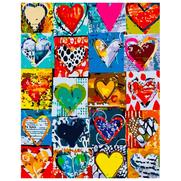 Картина по номерам Strateg Разнообразная любовь GS992 50 x 40 см / Вертикальная photo 1