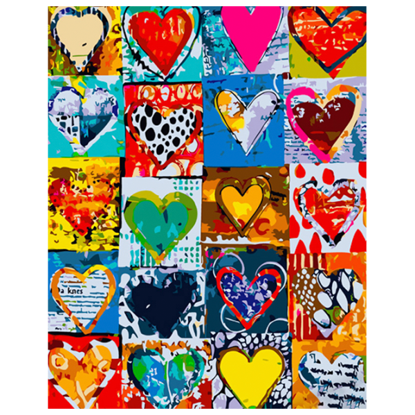Картина по номерам Strateg Разнообразная любовь GS992 50 x 40 см / Вертикальная photo 1