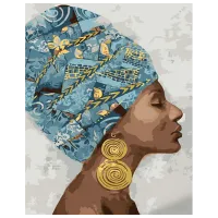 Картина по номерам Strateg Восточная красота GS1083 50 x 40 см / Вертикальная