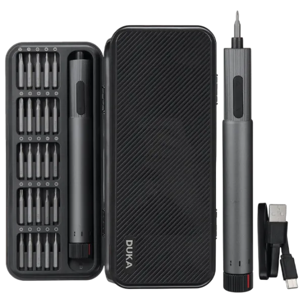 Аккумуляторная отвертка Xiaomi Duka AtuMan E2 Electric Double-Gear Количество в наборе: 25 photo 1