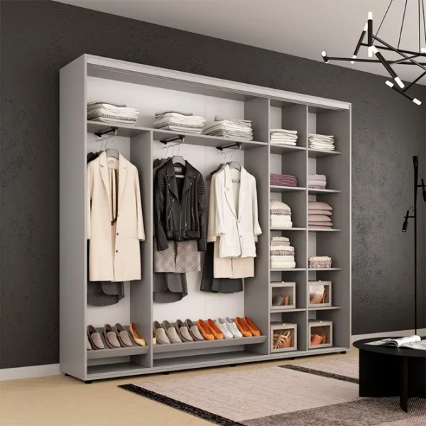 Dulap Mobildor-Lux Compact 260 x 45 x 220 / PAL / Gray photo 2