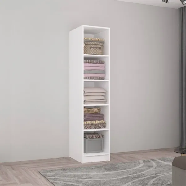 Шкаф Mobildor-Lux Smart-Home 45 x 56см x 200 / ЛДСП / Белый - Антрацит photo 2