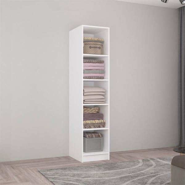 Шкаф Mobildor-Lux Smart-Home 45 x 56см x 200 / ЛДСП / Белый - Антрацит photo 2