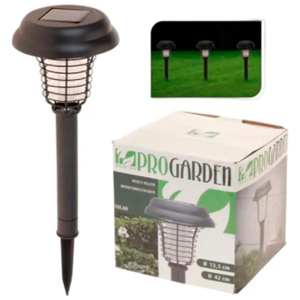 Lampă solară ProGarden 27877 Plastic / Black photo 1