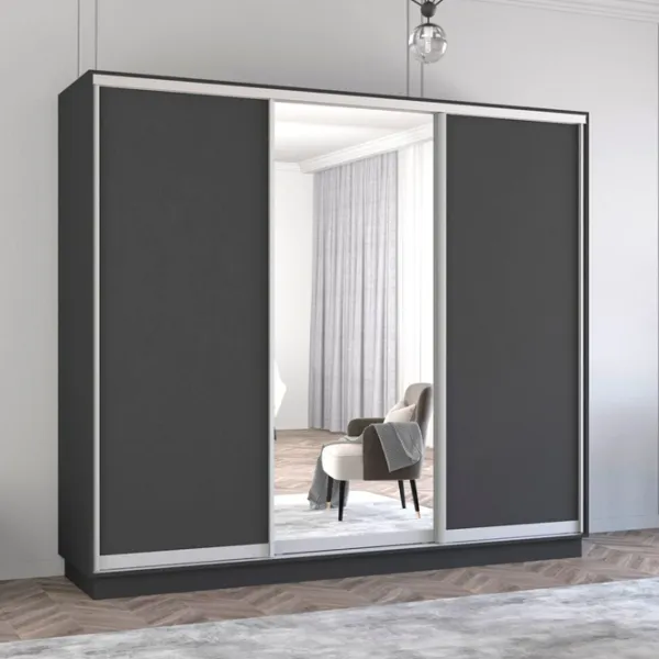 Dulap Mobildor-Lux Fox 260 x 60 x 230 / PAL / Antracit photo 2