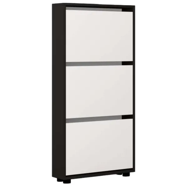 Dulap pentru încălțăminte Mobildor-Lux LEO Slim 125 x 70 x 16 /Anthracite /Anthracite photo 1 Dulap pentru încălțăminte Mobildor-Lux LEO Slim 125 x 70 x 16 /Anthracite /Anthracite photo 1
