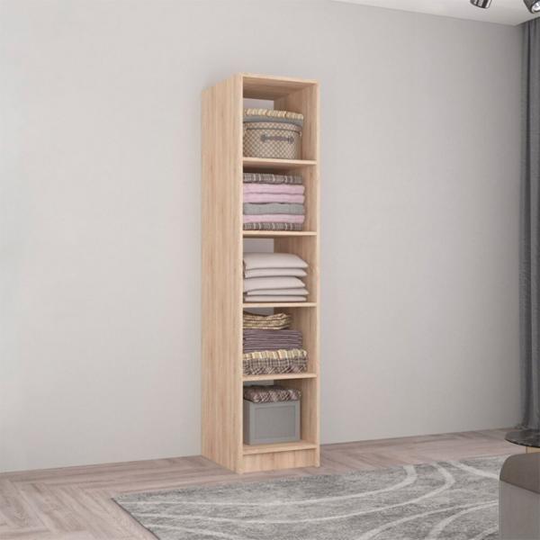 Dulap Mobildor-Lux Smart-Home 40 x 56 x 200 / PAL / Stejar sonoma - White photo 2