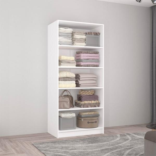 Шкаф Mobildor-Lux Smart-Home 100 x 56см x 200 / ЛДСП / Белый - Антрацит photo 2