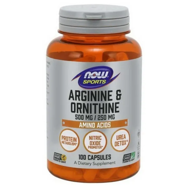 Аминокислоты Now Foods Arginine & Ornithine (733739000408)   photo 1 Аминокислоты Now Foods Arginine & Ornithine (733739000408)   photo 1