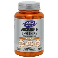 Аминокислоты Now Foods Arginine & Ornithine (733739000408)  