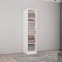 Dulap Mobildor-Lux Smart-Home 40 x 56 x 200 / PAL / Alb - Antracit photo 2
