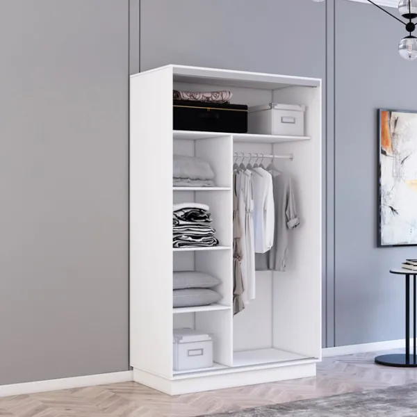 Шкаф Mobildor-Lux Fox 180 x 60см x 210 / ЛДСП / Antracit photo 3