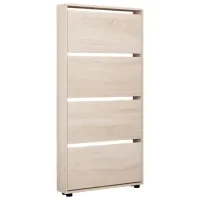 Dulap pentru încălțăminte Mobildor-Lux LEO Slim 164 x 70 x 16 /Sonoma /Sonoma