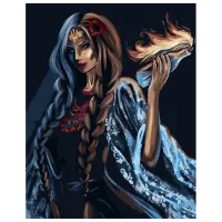 Картина по номерам Strateg Украинское фэнтези GS843 50 x 40 см / Вертикальная