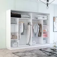 Шкаф Mobildor-Lux Fox 300 x 60см x 210 / ЛДСП / Antracit photo 3